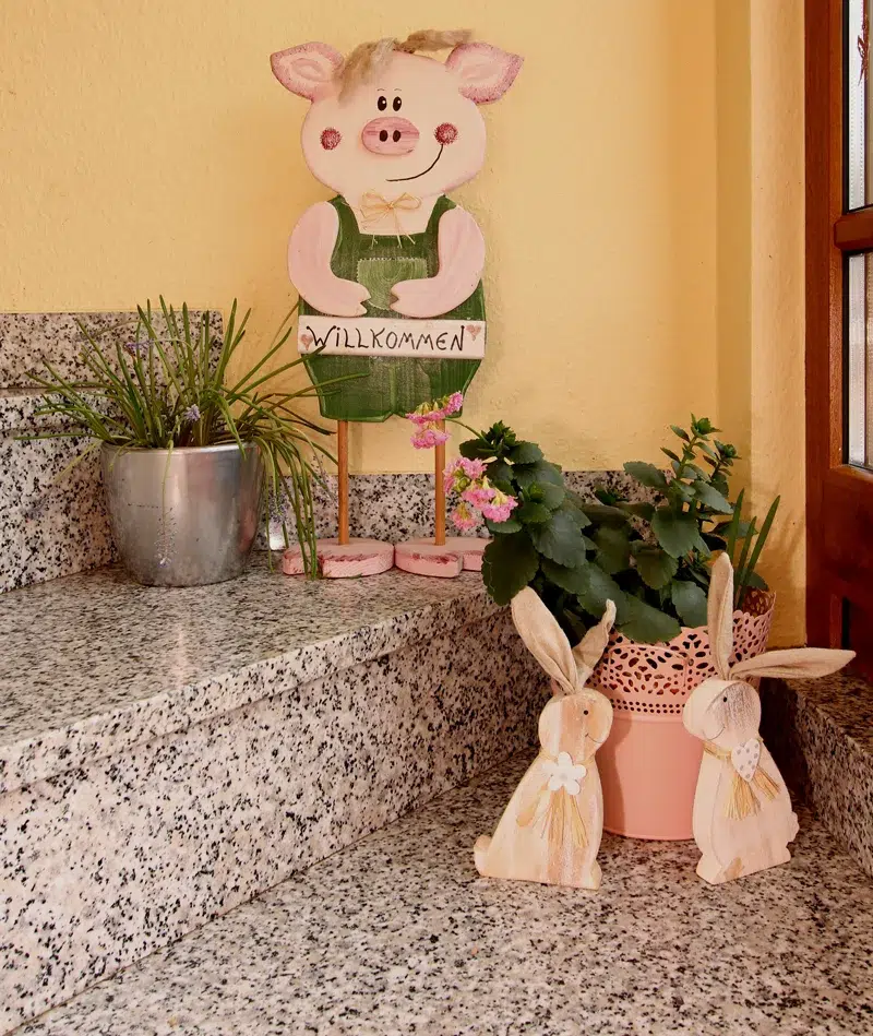 Dekoration auf der Treppe